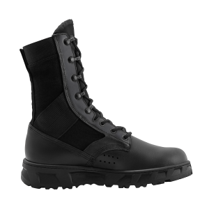 botas militares de cuero